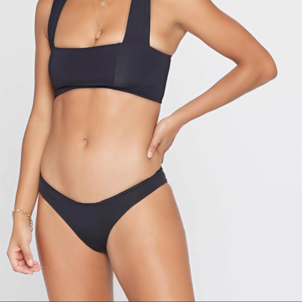 l*space black bikini bottoms